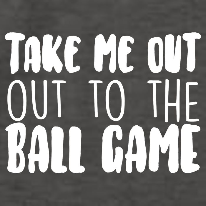 Take Me Out To The Ball Game Vector Backpack