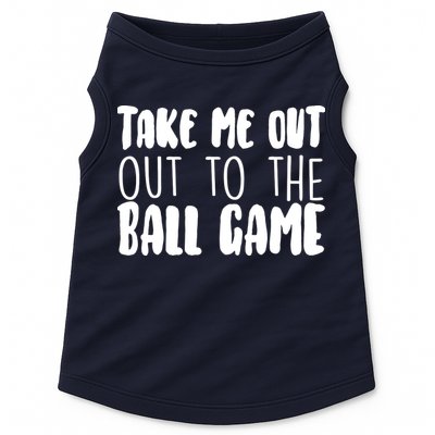 Take Me Out To The Ball Game Doggie Tank