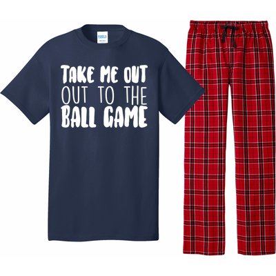 Take Me Out To The Ball Game Pajama Set