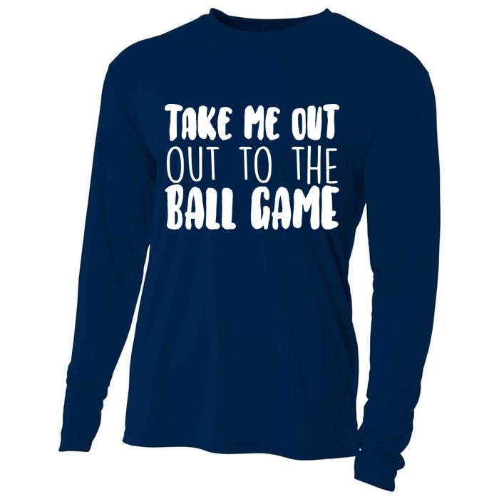 Take Me Out To The Ball Game Cooling Performance Long Sleeve Crew