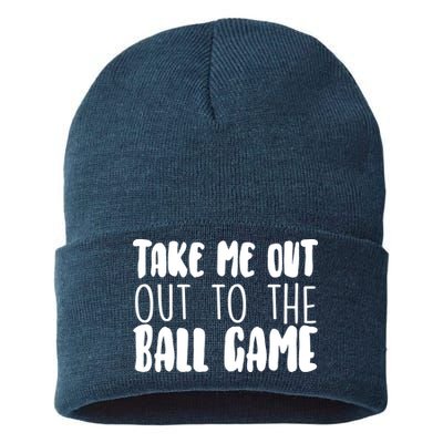 Take Me Out To The Ball Game Sustainable Knit Beanie