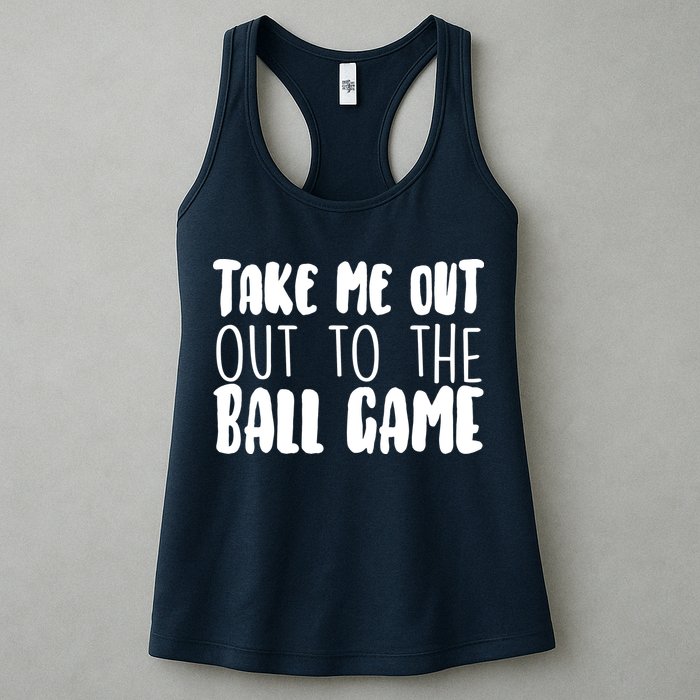 Take Me Out To The Ball Game Womens Tank Top
