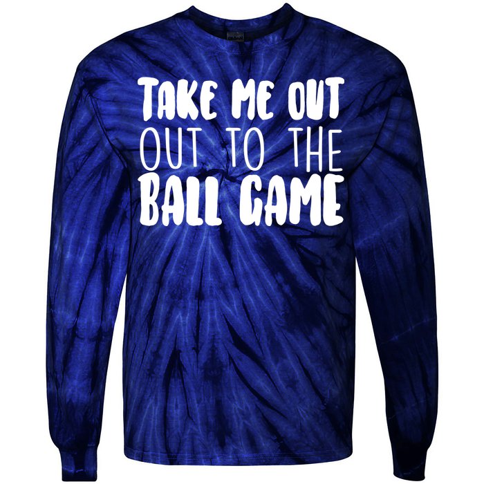 Take Me Out To The Ball Game Tie-Dye Long Sleeve Shirt