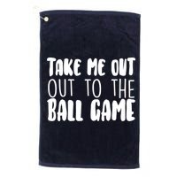 Take Me Out To The Ball Game Platinum Collection Golf Towel