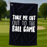 Take Me Out To The Ball Game Golf Towel