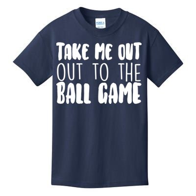 Take Me Out To The Ball Game Kids T-Shirt