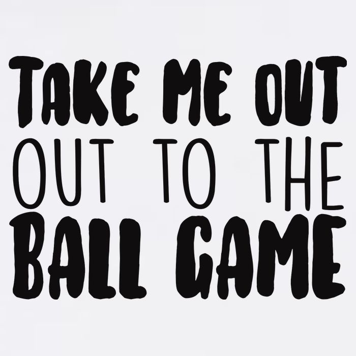 Take Me Out To The Ball Game Garment-Dyed Sweatshirt