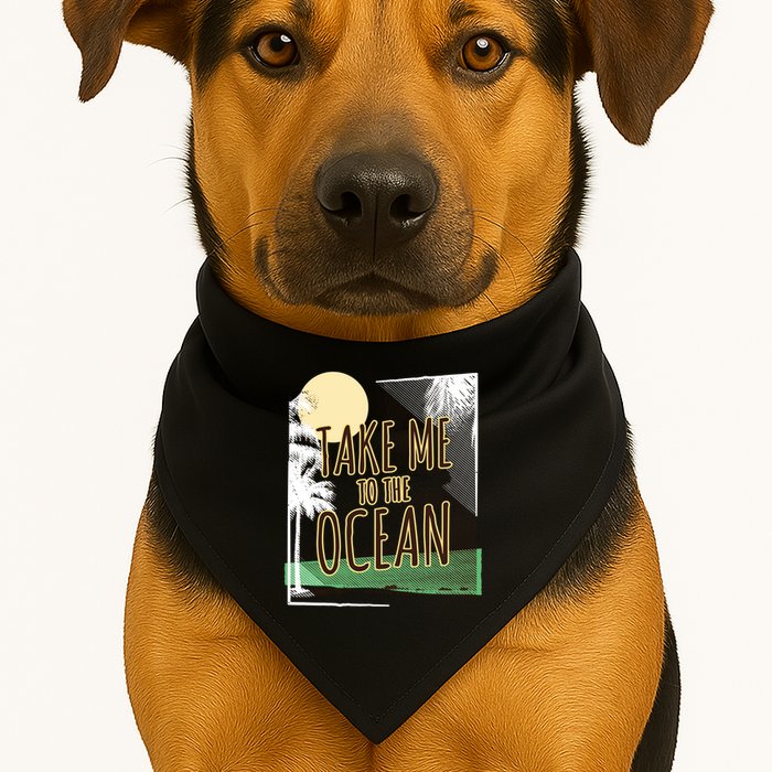 Take Me To The Ocean USA-Made Doggie Bandana