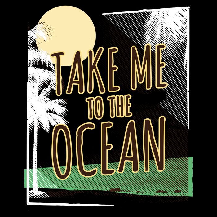 Take Me To The Ocean USA-Made Doggie Bandana