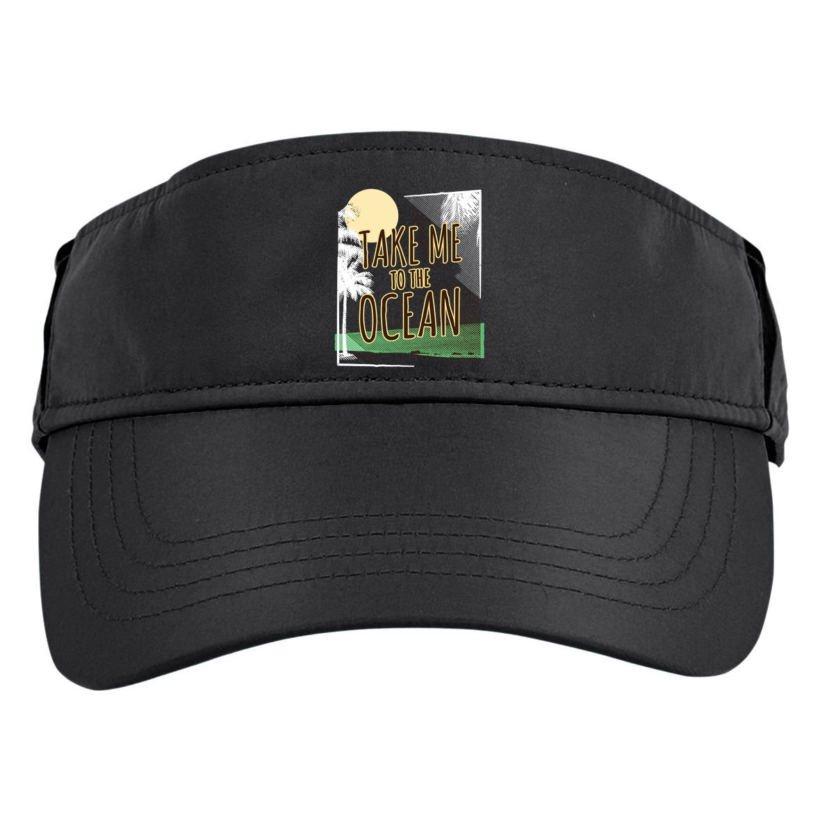 Take Me To The Ocean Adult Drive Performance Visor