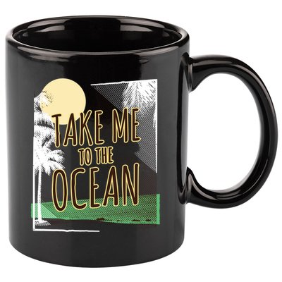 Take Me To The Ocean 11oz C Handle Ceramic Mug