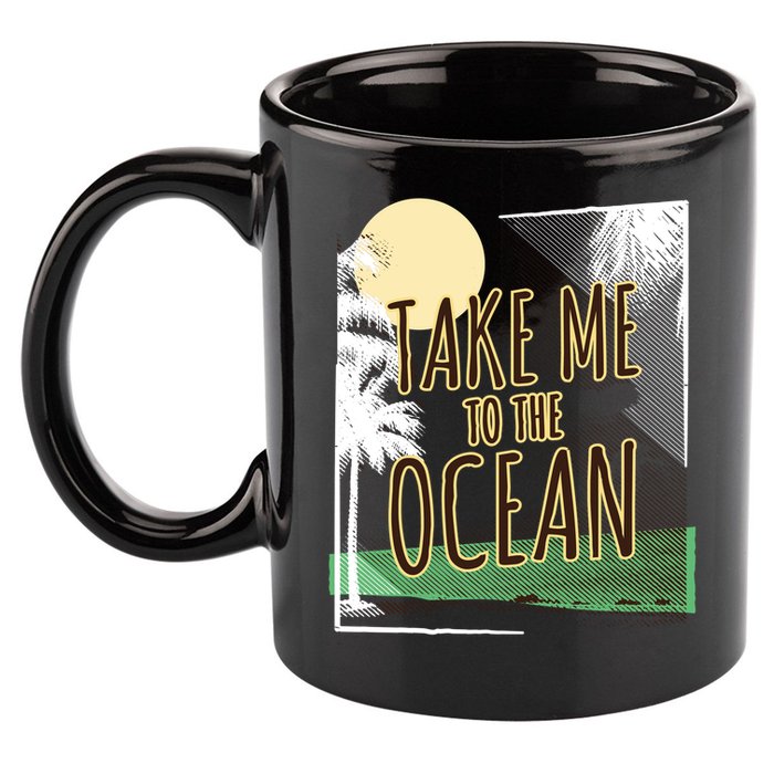Take Me To The Ocean 11oz C Handle Ceramic Mug
