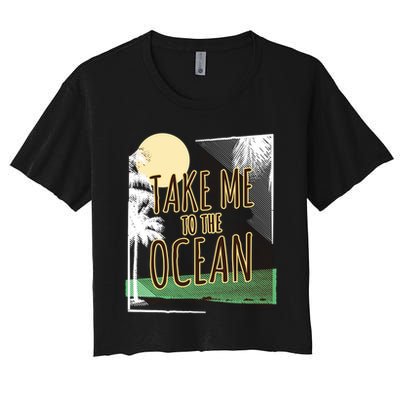 Take Me To The Ocean Crop Top