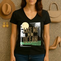 Take Me To The Ocean Women's V-Neck T-Shirt