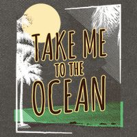 Take Me To The Ocean Cotton Canvas Backpack
