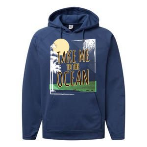 Take Me To The Ocean Performance Fleece Hoodie