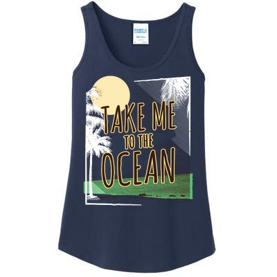 Take Me To The Ocean Ladies Essential Tank