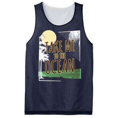 Take Me To The Ocean Mesh Reversible Basketball Jersey Tank