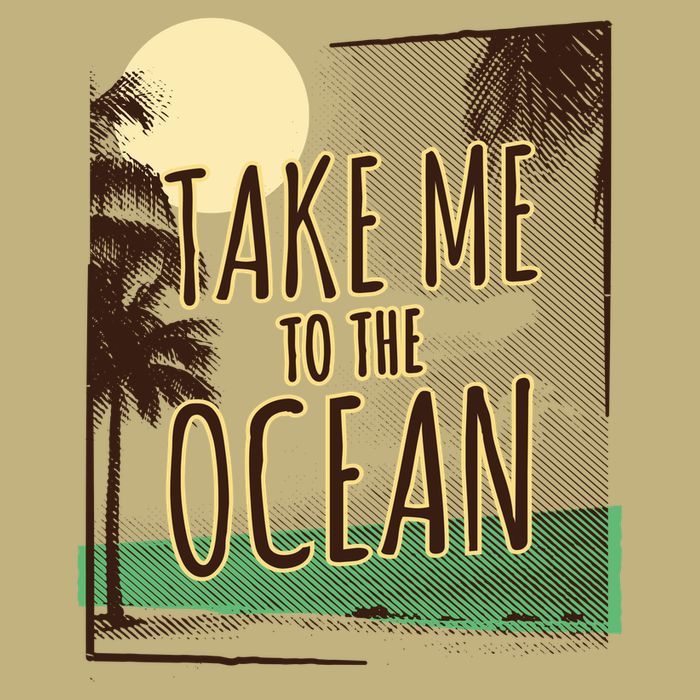 Take Me To The Ocean Button