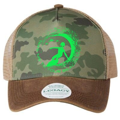 Take Me To Your Beaches Alien Legacy Tie Dye Trucker Hat