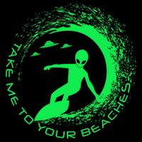Take Me To Your Beaches Alien 7-Panel Snapback Hat