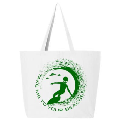 Take Me To Your Beaches Alien 25L Jumbo Tote