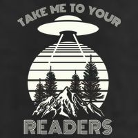 Take Me To Your Readers 7 Panel Mesh Trucker Snapback Hat