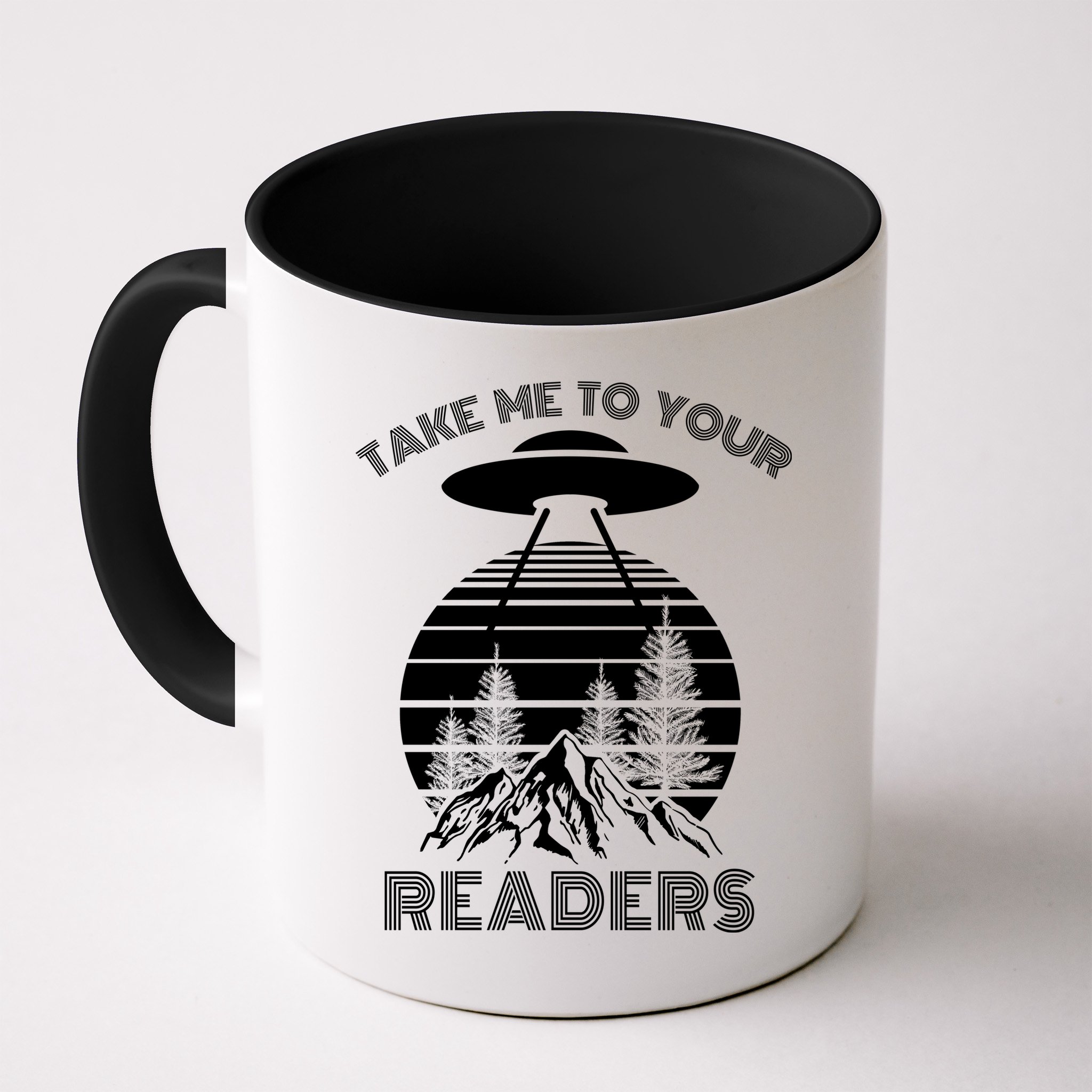 Take Me To Your Readers Mug