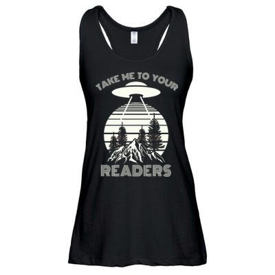 Take Me To Your Readers Ladies Essential Flowy Tank
