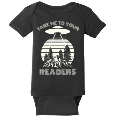 Take Me To Your Readers Baby Bodysuit