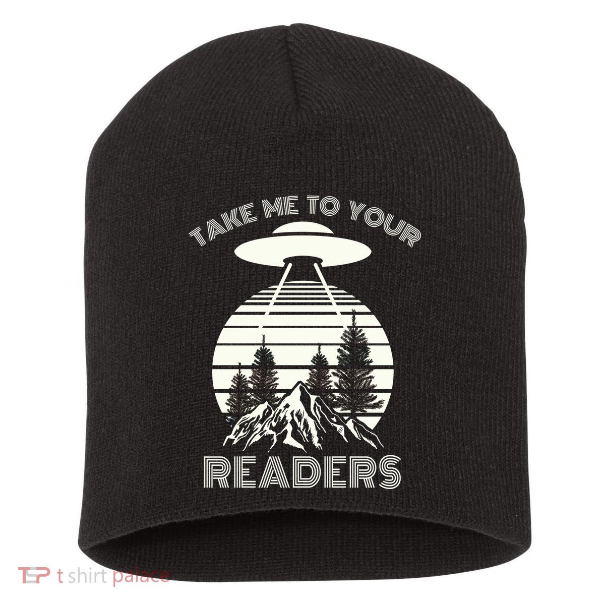 Take Me To Your Readers Short Acrylic Beanie