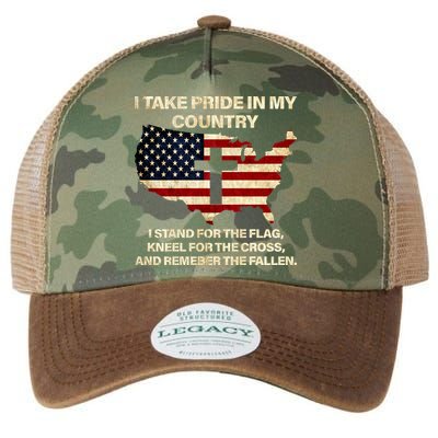 Take Pride In My Country Legacy Tie Dye Trucker Hat