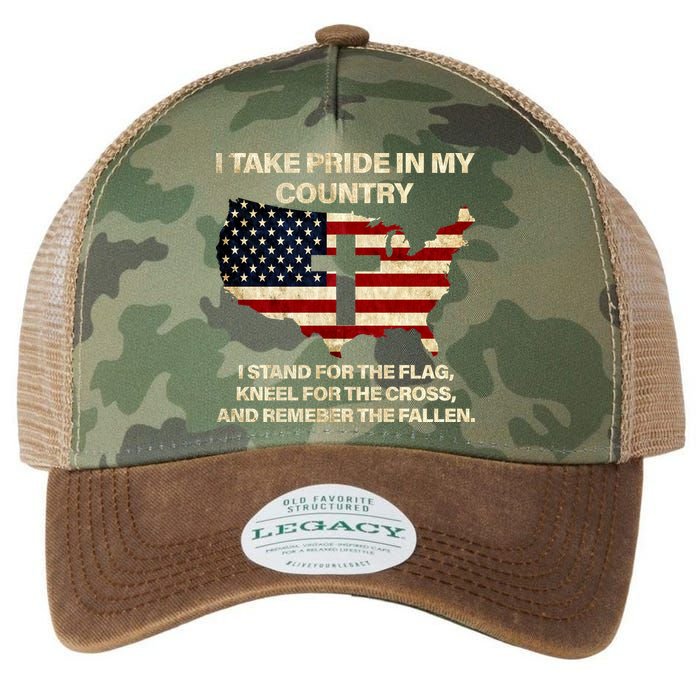 Take Pride In My Country Legacy Tie Dye Trucker Hat