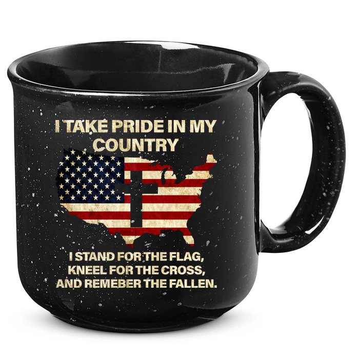 Take Pride In My Country 15oz Campfire Ceramic Mug