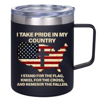 Take Pride In My Country 12oz Stainless Steel Coffee Mug