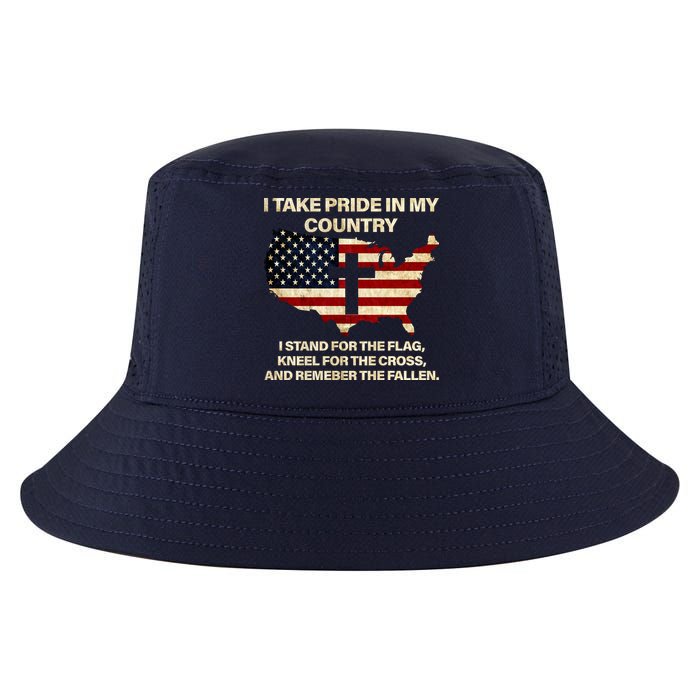 Take Pride In My Country Cool Comfort Performance Bucket Hat