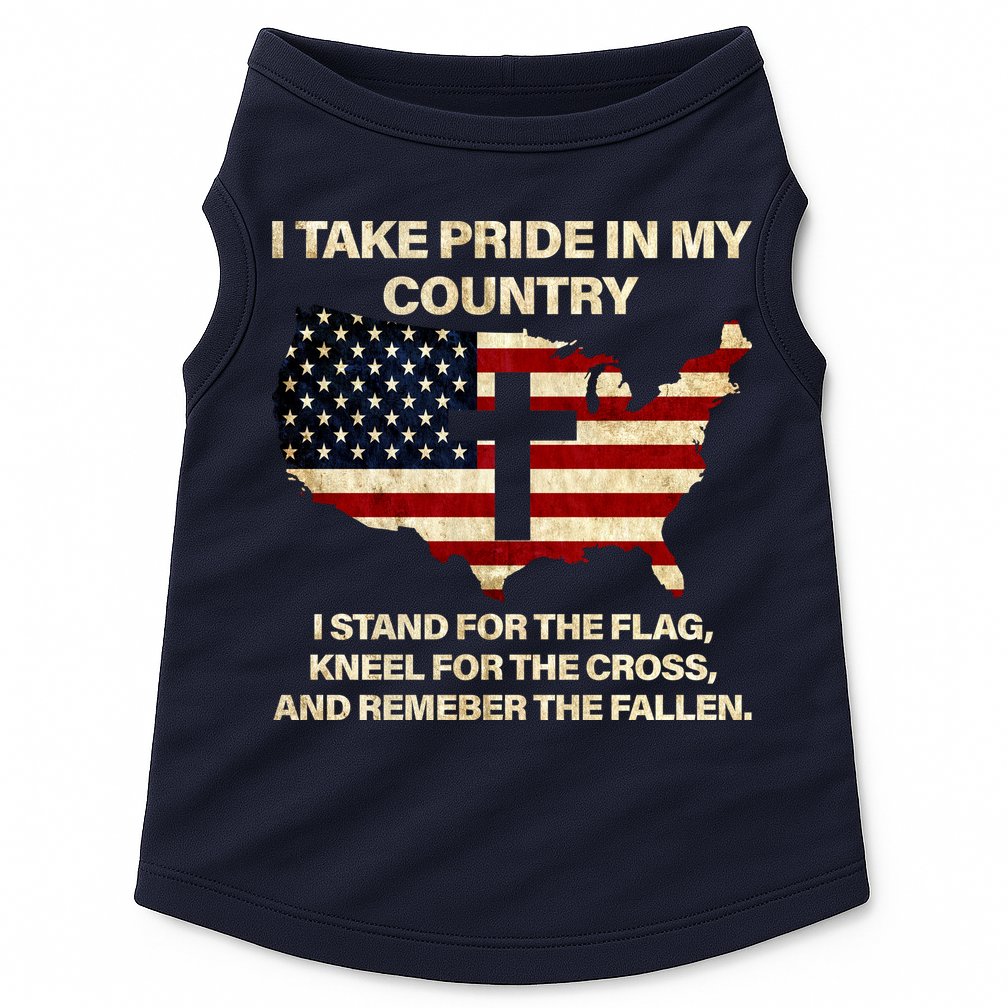 Take Pride In My Country Doggie Tank