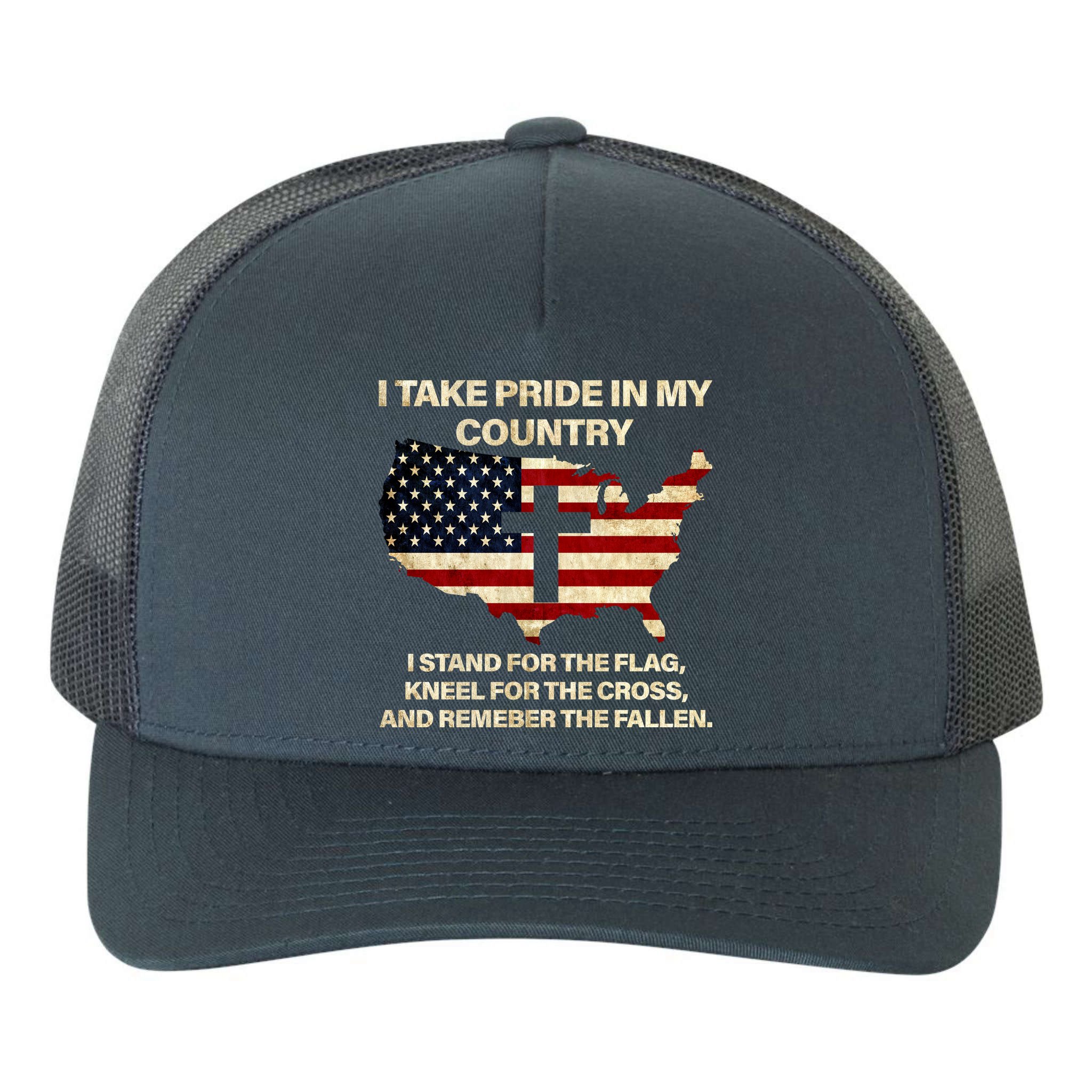 Take Pride In My Country Yupoong Adult 5-Panel Trucker Hat
