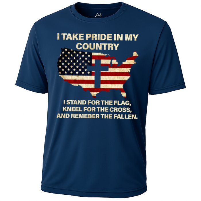 Take Pride In My Country Cooling Performance Crew T-Shirt