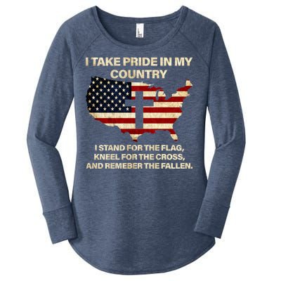 Take Pride In My Country Women's Perfect Tri Tunic Long Sleeve Shirt