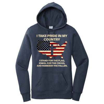 Take Pride In My Country Women's Pullover Hoodie