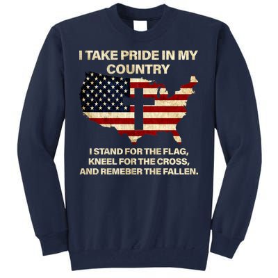 Take Pride In My Country Tall Sweatshirt