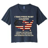 Take Pride In My Country Crop Top