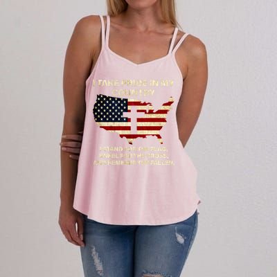 Take Pride In My Country Women's Strappy Tank