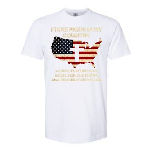 Take Pride In My Country Softstyle® CVC T-Shirt