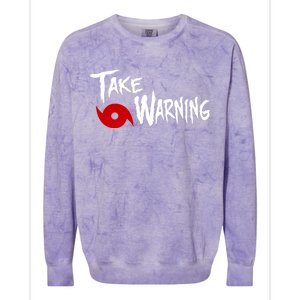 Take Warning Carolina Playoffs Colorblast Crewneck Sweatshirt