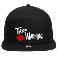 Take Warning Carolina Playoffs 7 Panel Mesh Trucker Snapback Hat