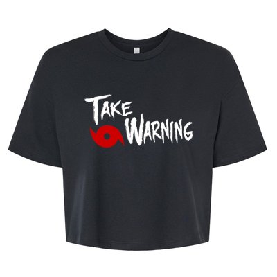 Take Warning Carolina Playoffs Bella+Canvas Jersey Crop Tee