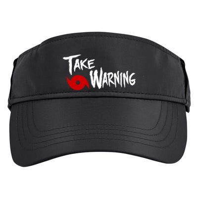 Take Warning Carolina Playoffs Adult Drive Performance Visor