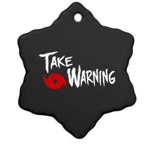 Take Warning Carolina Playoffs Ceramic Star Ornament